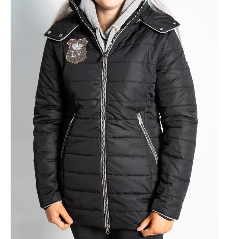 La Valencio Gwen Ladies Padded Coat - Black