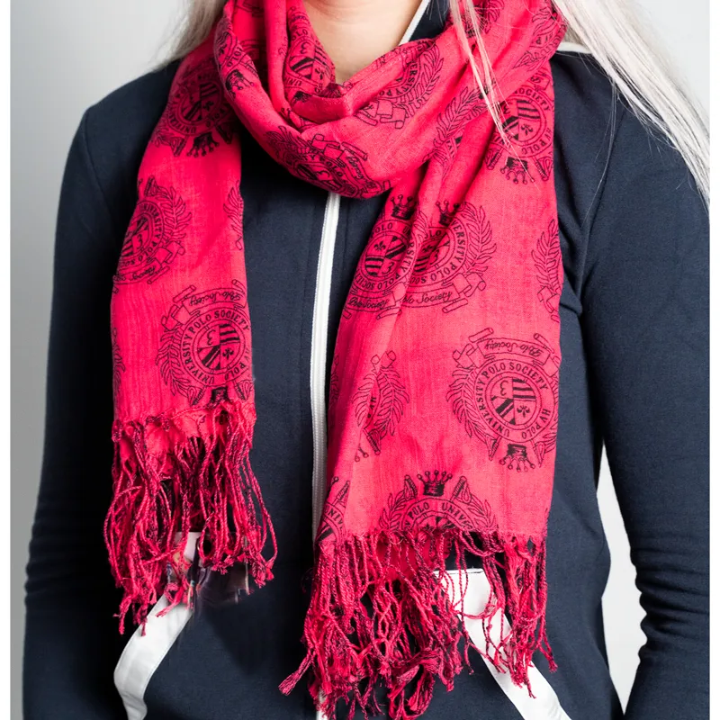 The HV Polo Logo Scarf - Scarlet