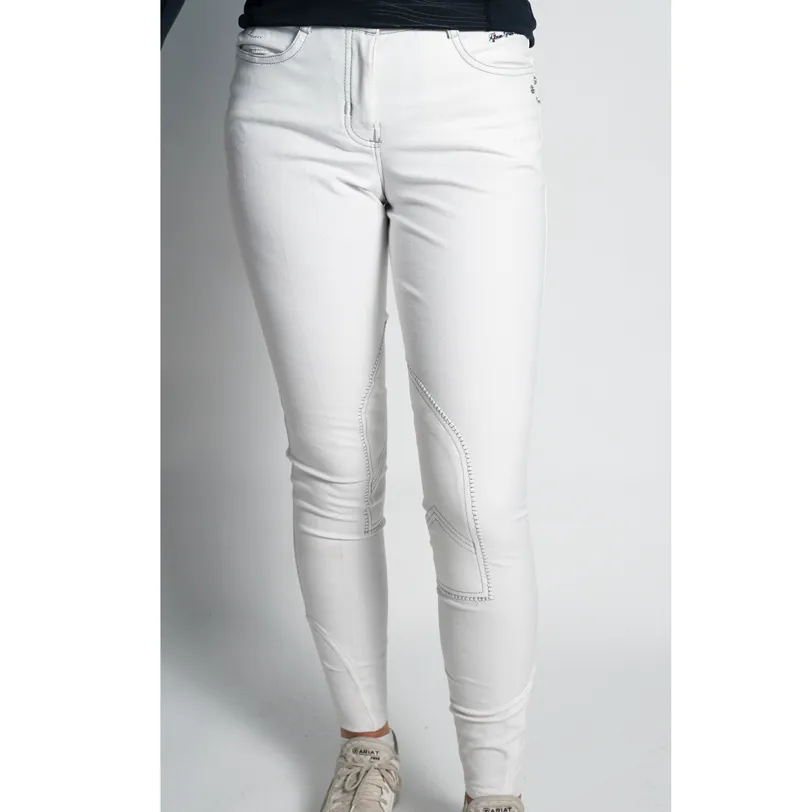 Hv Polo Charlotte Breeches - White/Navy