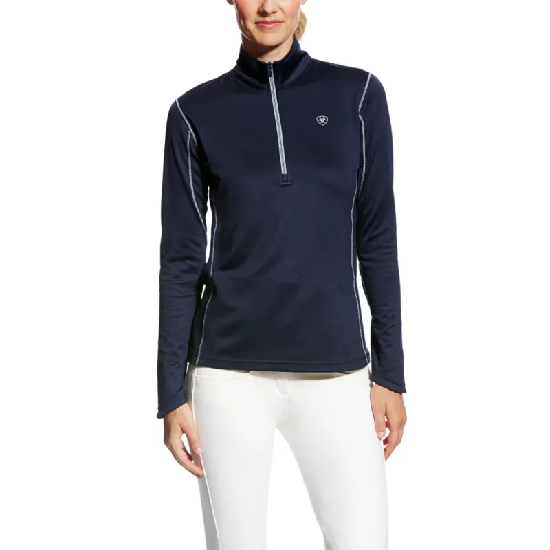 Ariat Menlo Ladies 1/2 Zip Top - Navy