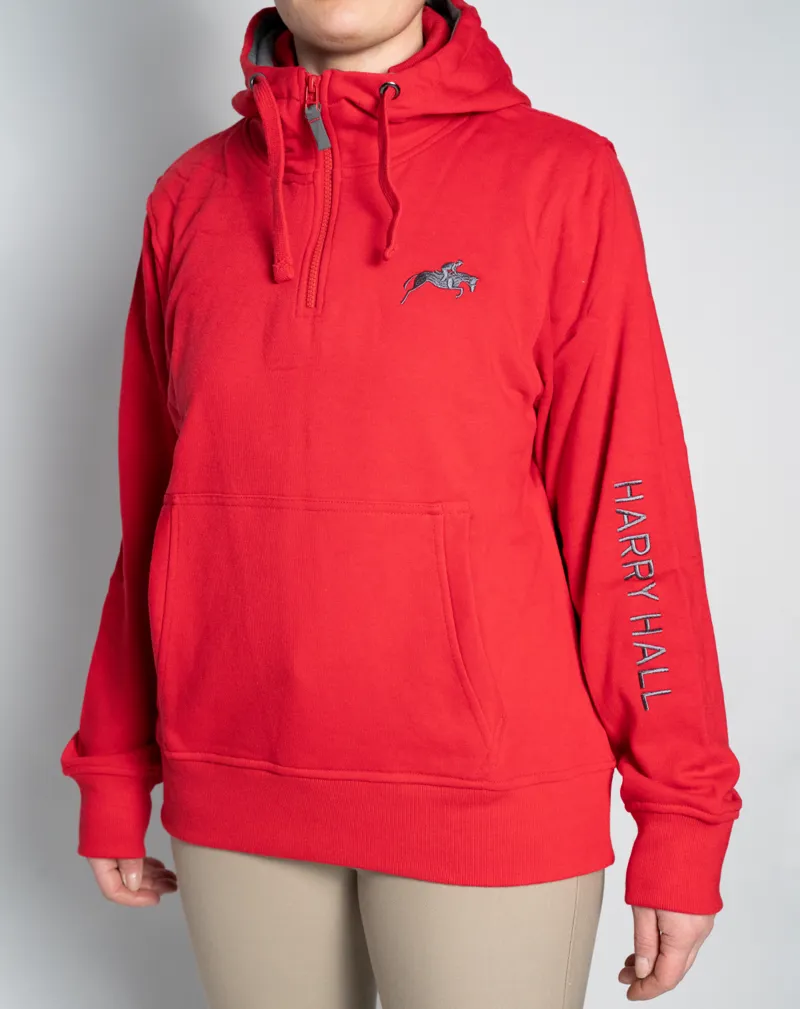 Harry Hall Harthill Ladies Hoody - Ruby