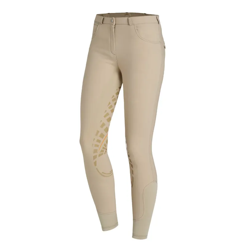 Schockemohle Carina Grip Full Seat Ladies Breeches - Tan