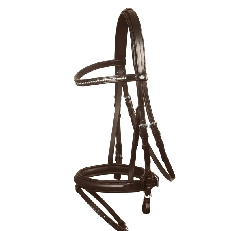 Schockemohle Hamburg Bridle - Brown/Silver