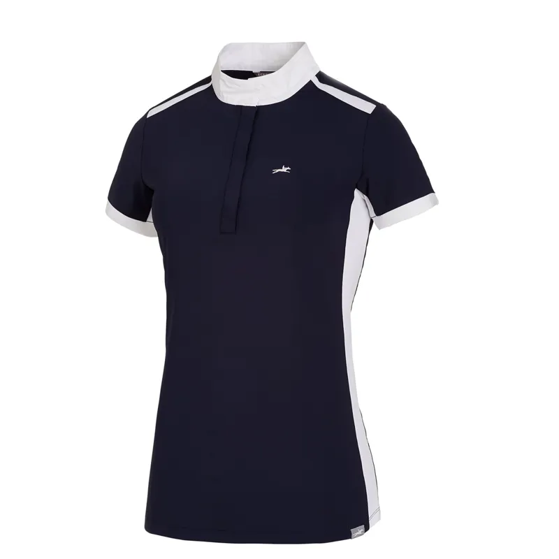 Schockemohle Alannis Style Short Sleeve Sporty Show Shirt - Ocean