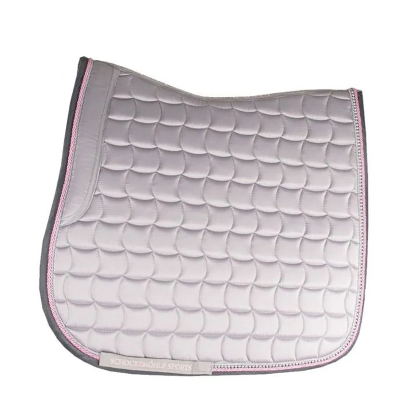 Schockemohle Sanya D Style Saddlepad - Silver