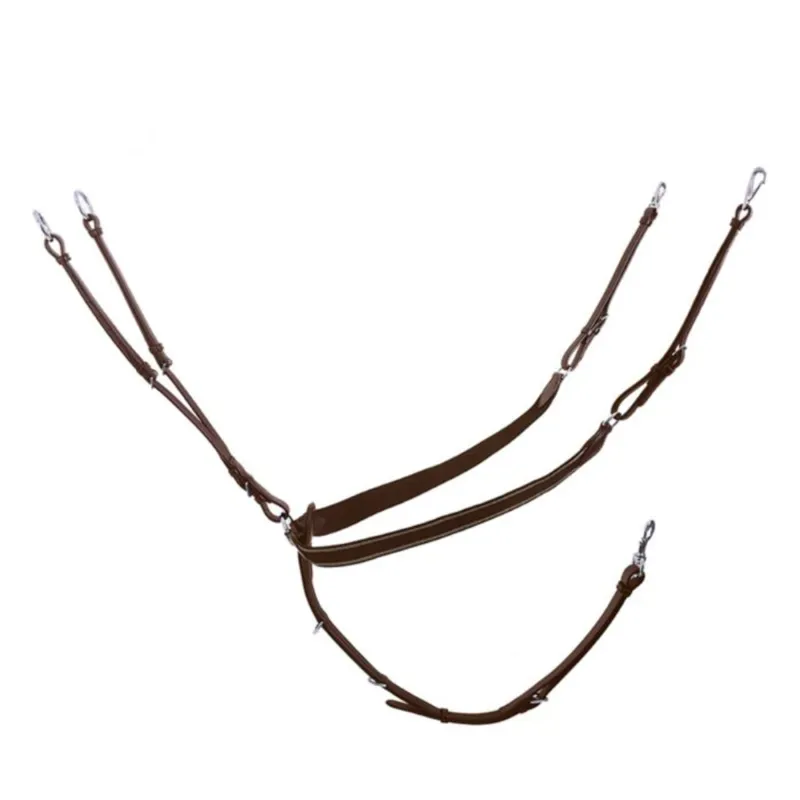 Schockemohle Pro Jump Plus Breastplate - Black/Silver