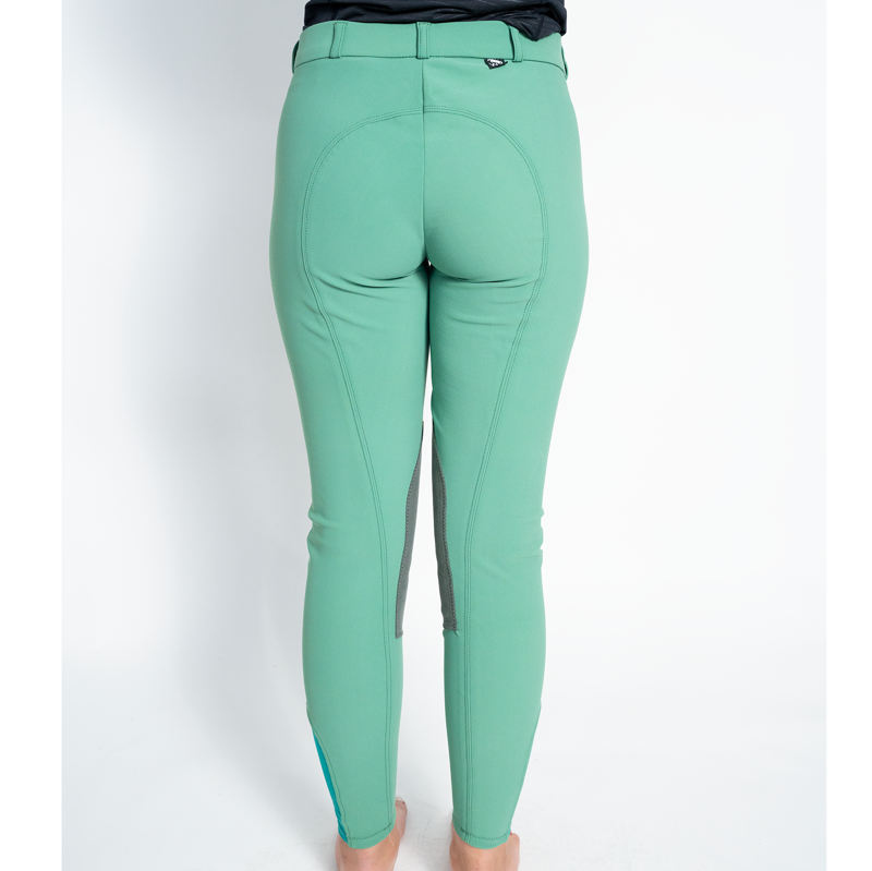 John Whitaker Liza Woven Breeches - Green-1