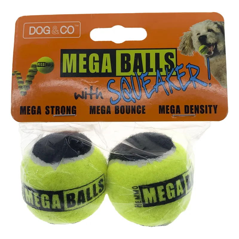 Hem and Boo 1.8 inch 2 Pack Squeaker Balls