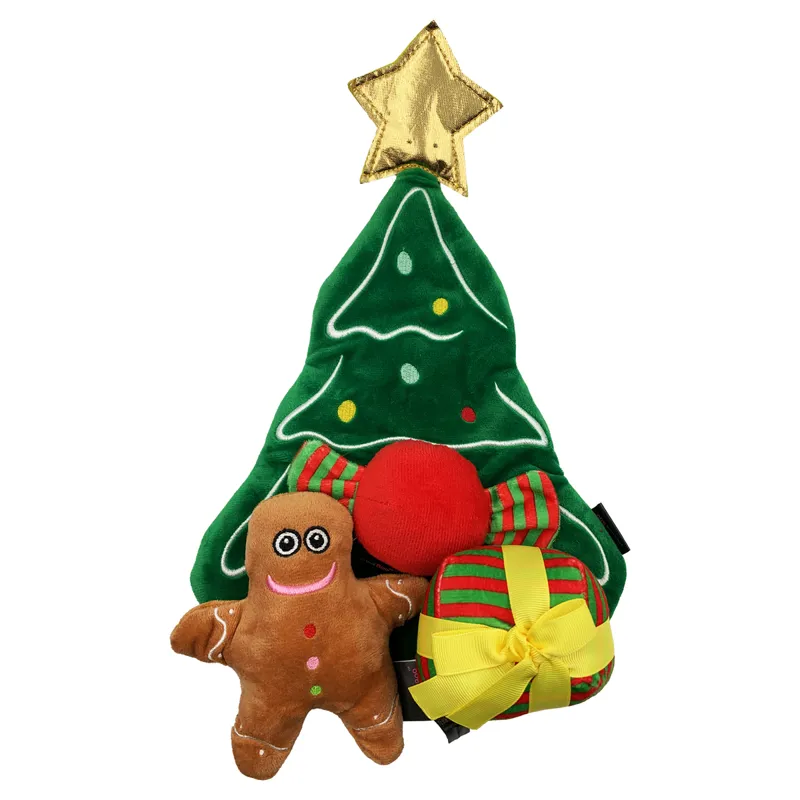 Hem and Boo Christmas Tree Hide and Seek Dog Toy