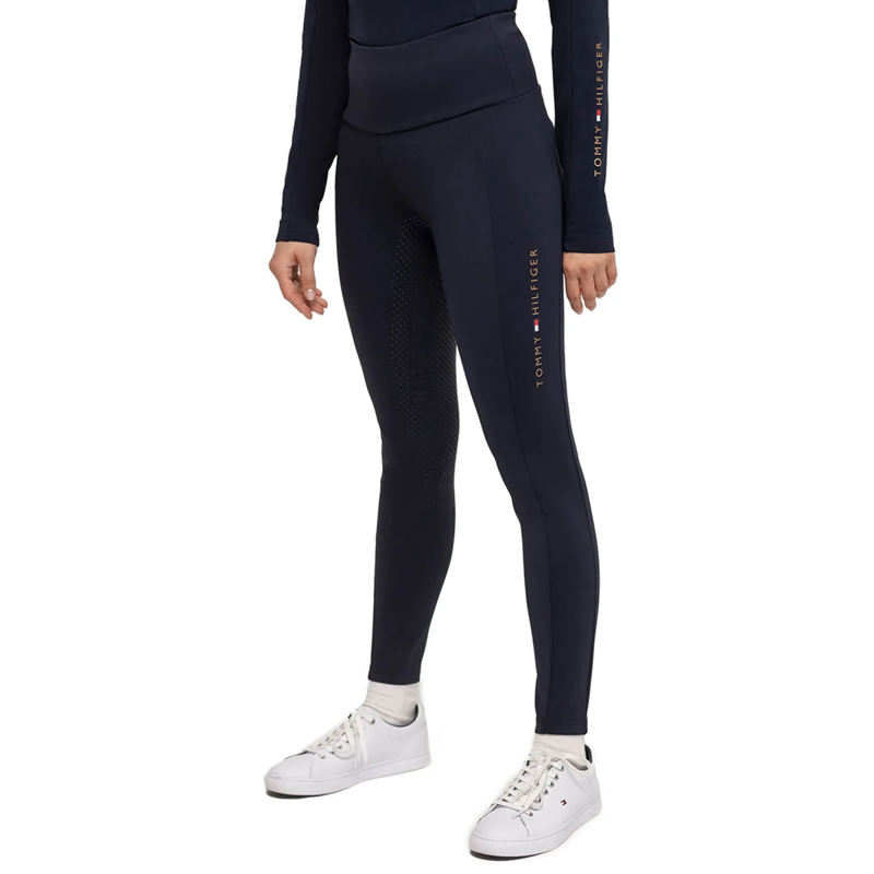Tommy Hilfiger Women's Delaware High Waist Full Grip Leggings - Desert Sky-2