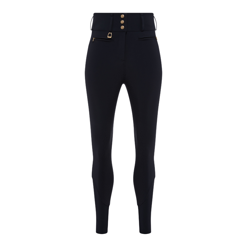 Holland Cooper Premium High Rise Breeches - Ink Navy-6