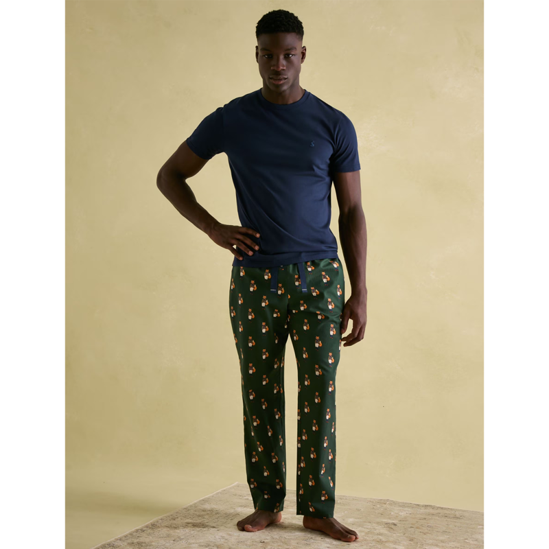 Joules Men's Dozer Cotton Pyjama Bottoms - Fenton Fox-3