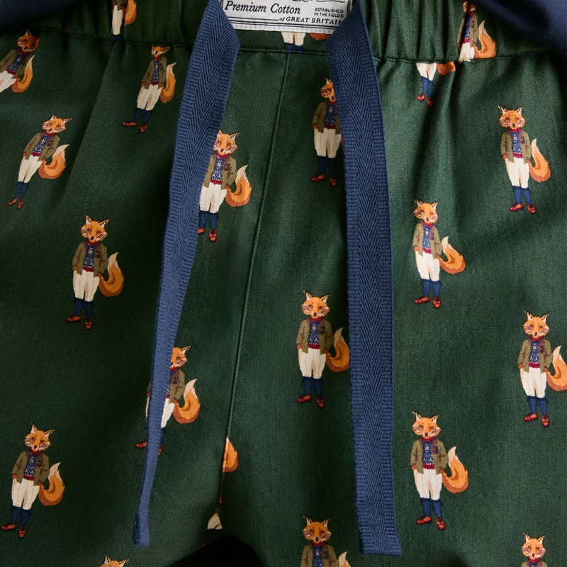 Joules Men's Dozer Cotton Pyjama Bottoms - Fenton Fox-5