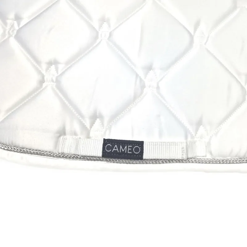 Cameo Core Dressage Saddlecloth - White-1