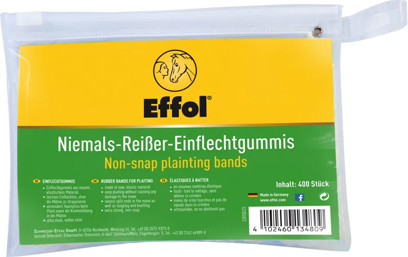 Effol Non-Snap Colourless Plaiting Bands