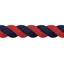 JHL Cotton 2m Lead Rope - Red/Navy