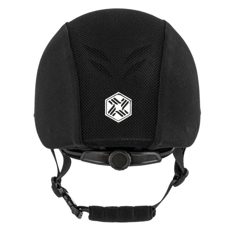 EQX by Charles Owen Phoenix Jockey Skull - Black/Silver-2