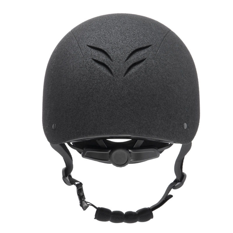 EQX by Charles Owen Phoenix Jockey Skull - Black/Rose Gold-4