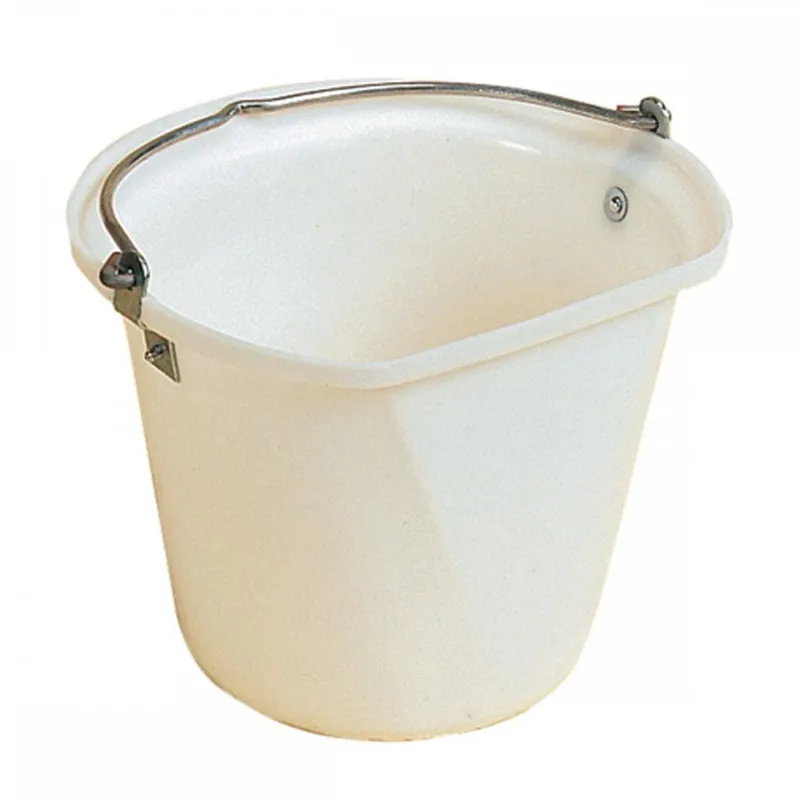 Earlswood 4 Gallon Flat Sided Bucket - White