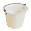 Earlswood 4 Gallon Flat Sided Bucket - White