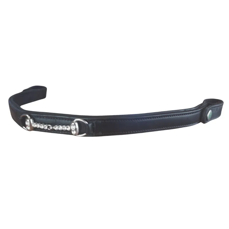 EcoRider Ultra Comfort Snaffle Browband - Black