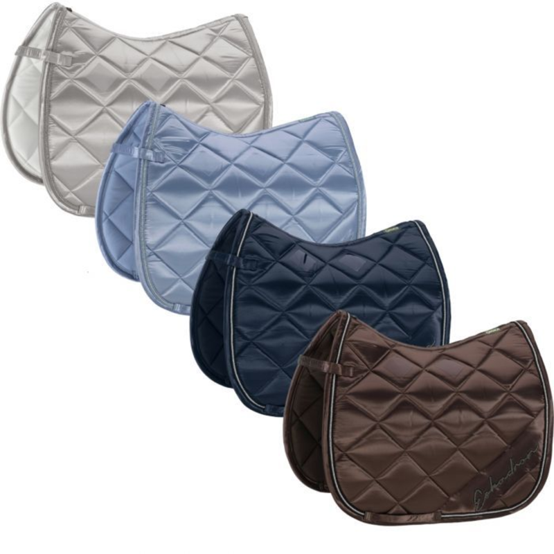 Eskadron Saddle Cloth Satin Diagonal Classic Sports SS20 - Brown-1