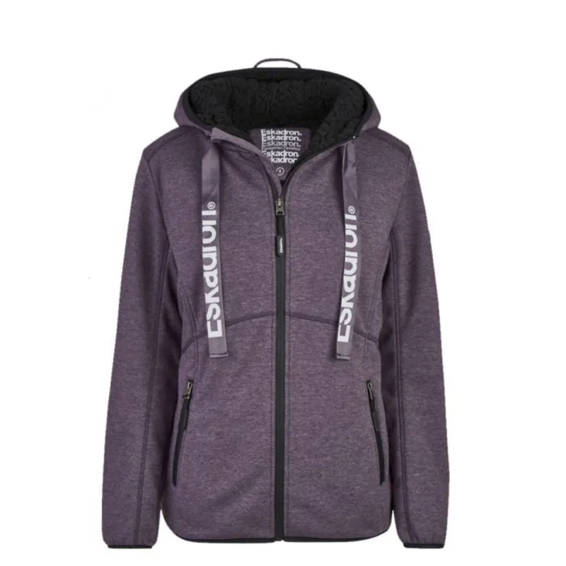 Eskadron Jersey Zip-Hoodie Ruby Equestrian Fanatics - Deep Berry