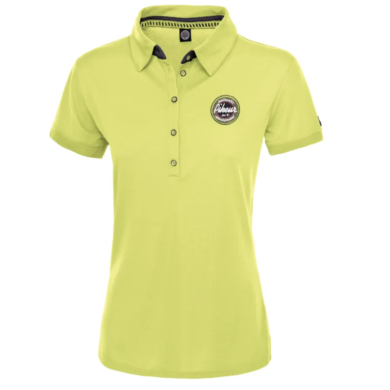 Pikeur Dasha Ladies Polo Shirt -  Lime