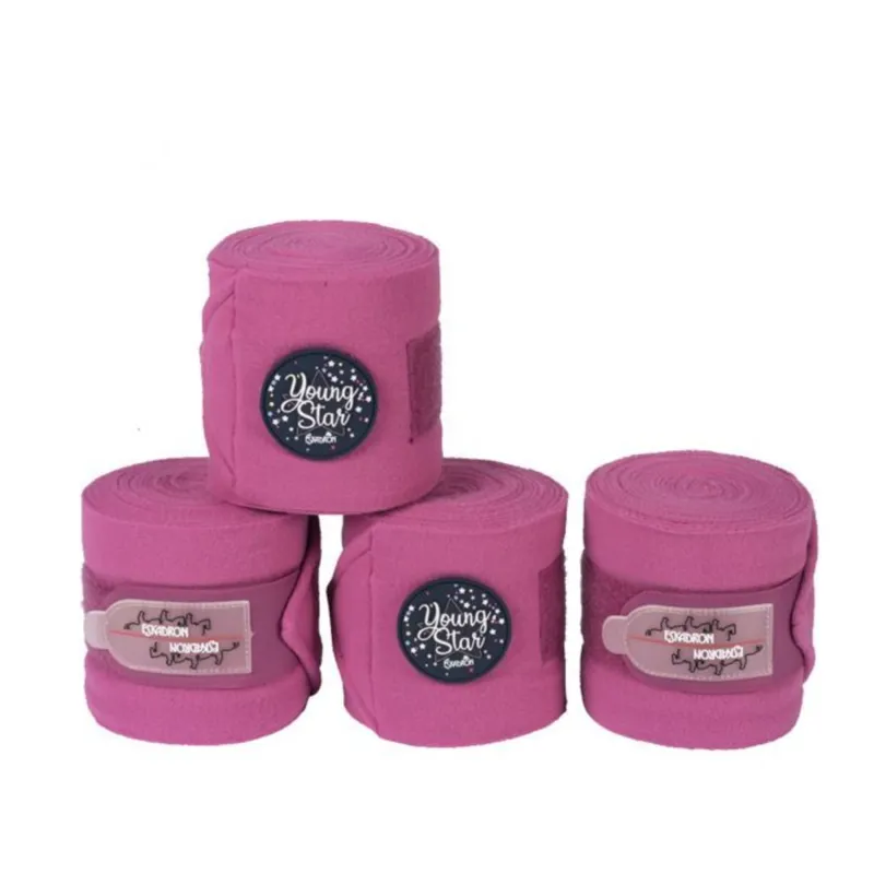 Eskadron Fleece Bandages Young Star ltd - Pink