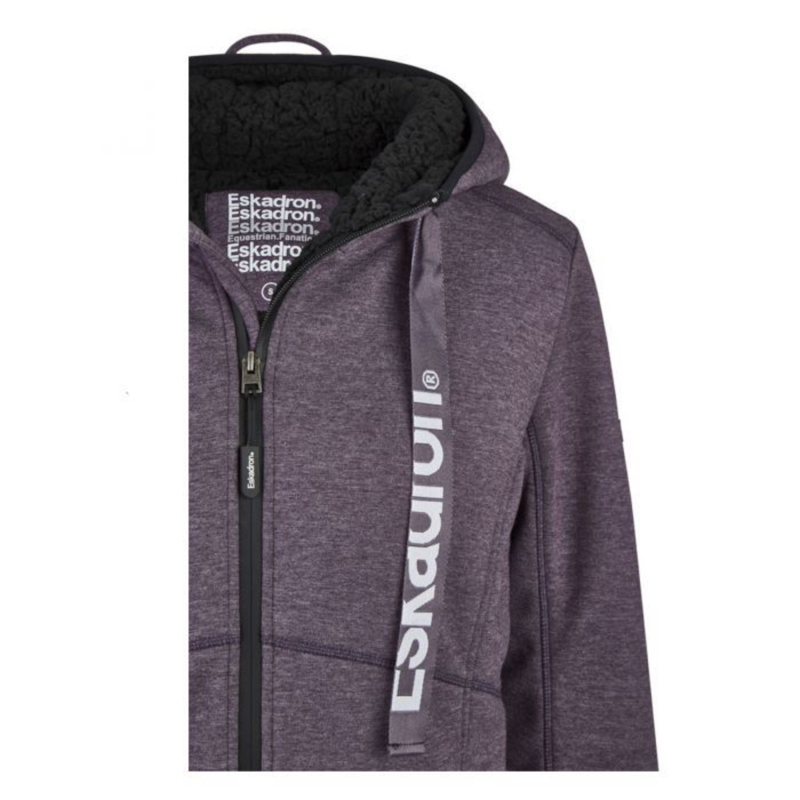 Eskadron Jersey Zip-Hoodie Ruby Equestrian Fanatics - Deep Berry-2