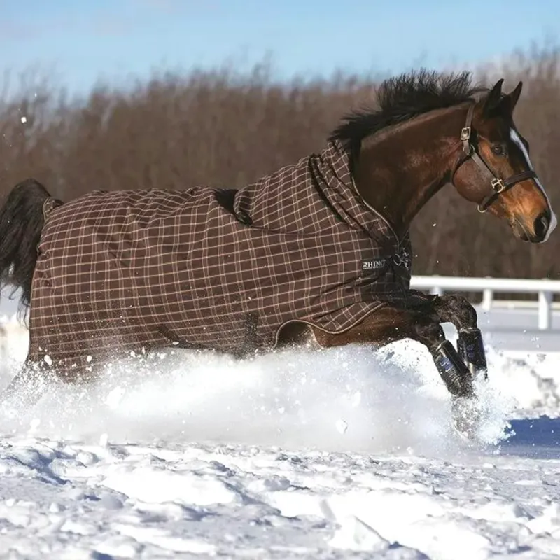 Rhino Wug Lite Lightweight Turnout Rug - Chocolate/Cream