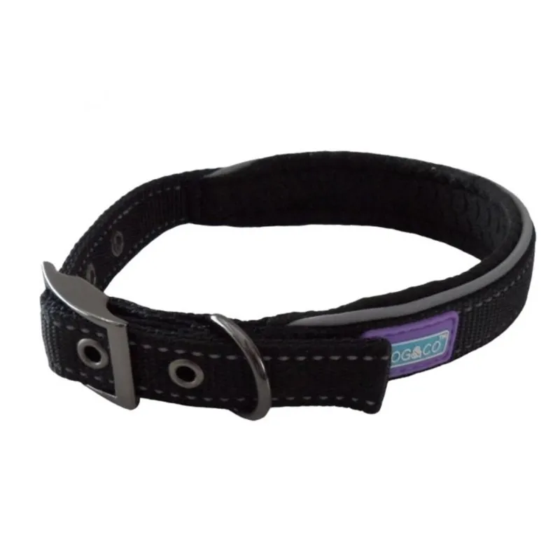 Hem and Boo Padded Collar - Black