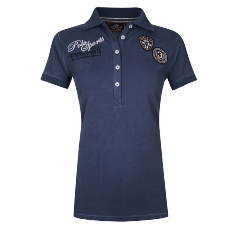 HV Polo Mavis Ladies Polo Shirt - Navy 