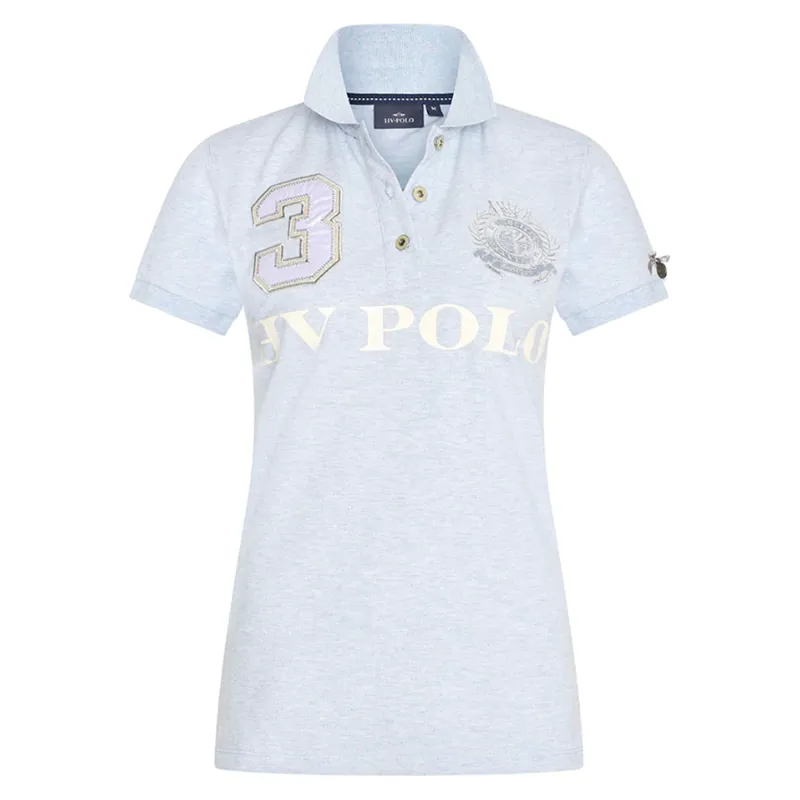 HV Polo Ladies Favouritas EQ Polo Shirt - Cloud Melange