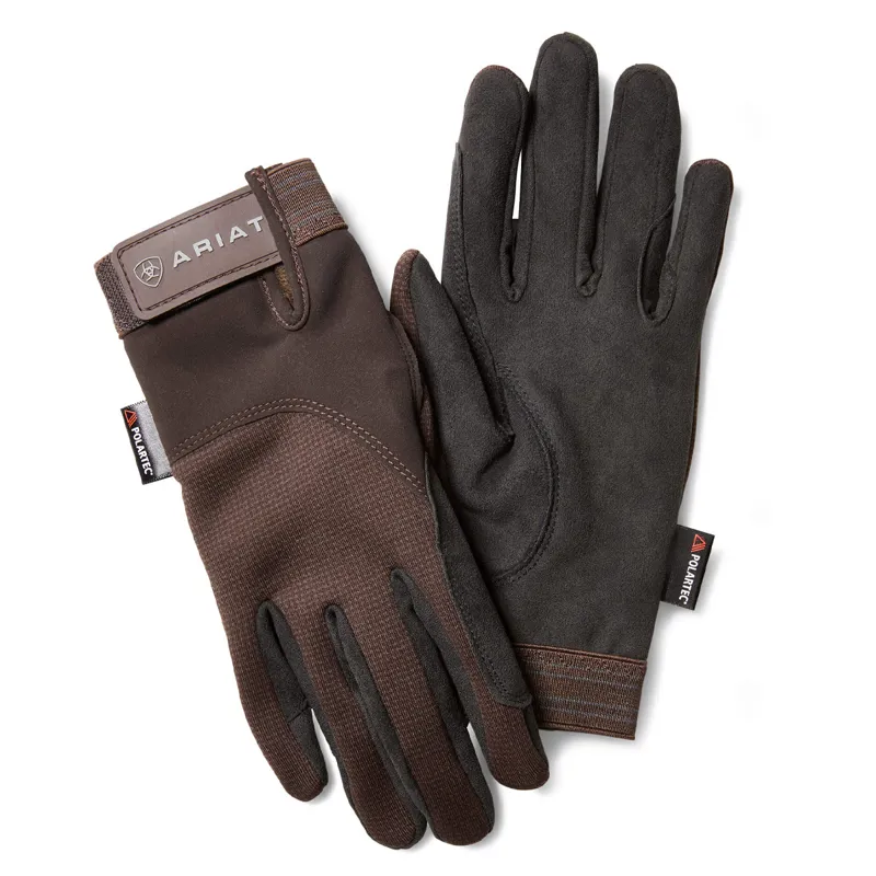 Ariat Insulated Tek Grip Gloves - Bark