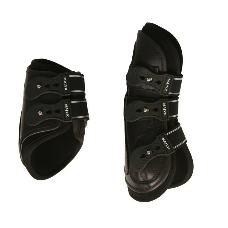 Majyk Equipe Boyd Martin Leather Edition Tendon And Fetlock Boots - Black