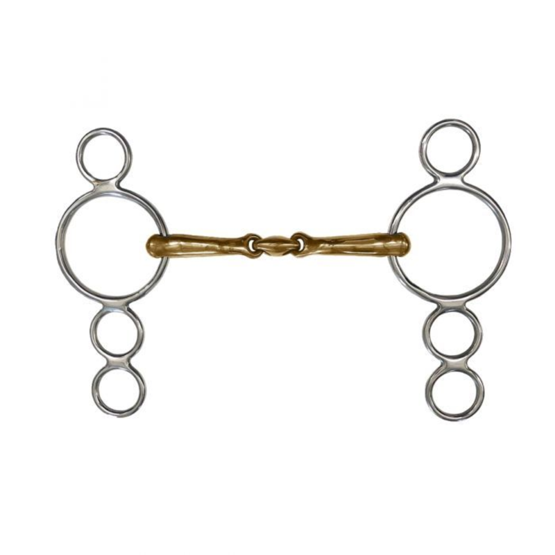 Jeffries Balancer 4 Ring Dutch Gag Bit 