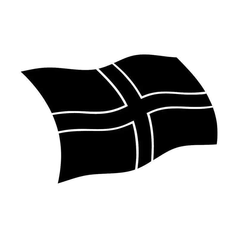 Glamourati Medium Stencil Design - St George Flag