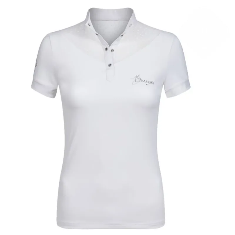 My LeMieux Amelie Diamante Show Shirt - White