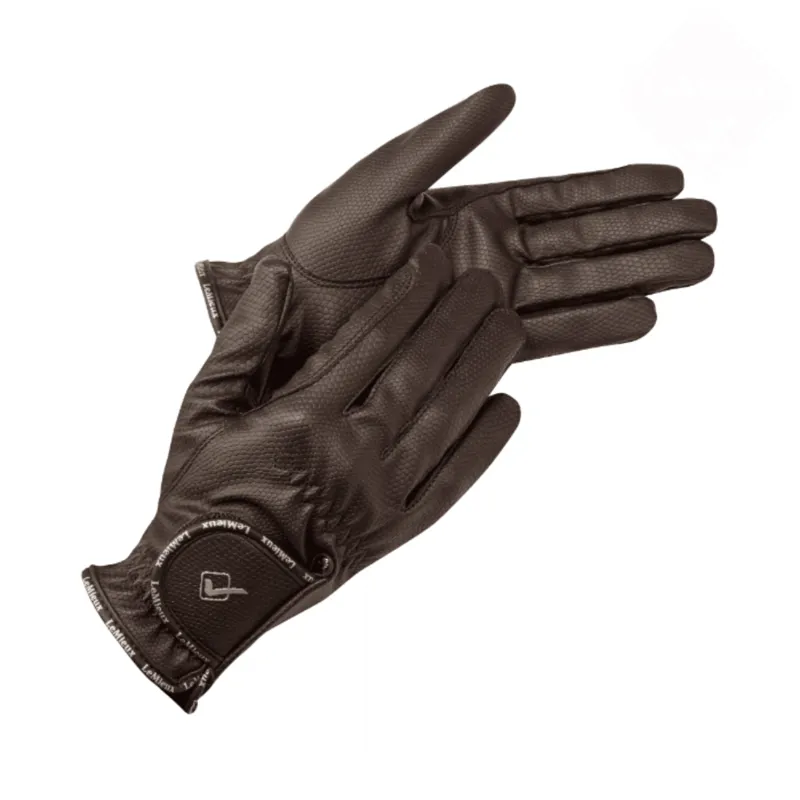 LeMieux Pro Touch Classic Riding Gloves - Brown