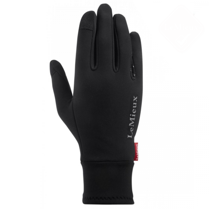 LeMieux Polar Grip Gloves - Black-1