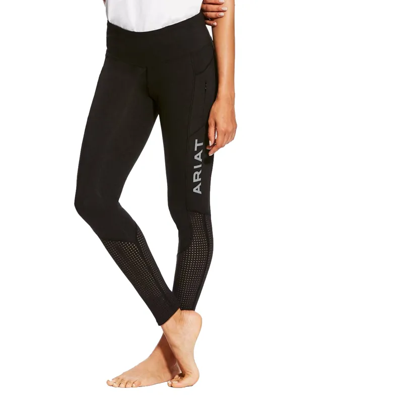 Ariat Women's EOS Knee Patch Riding Tights - Black