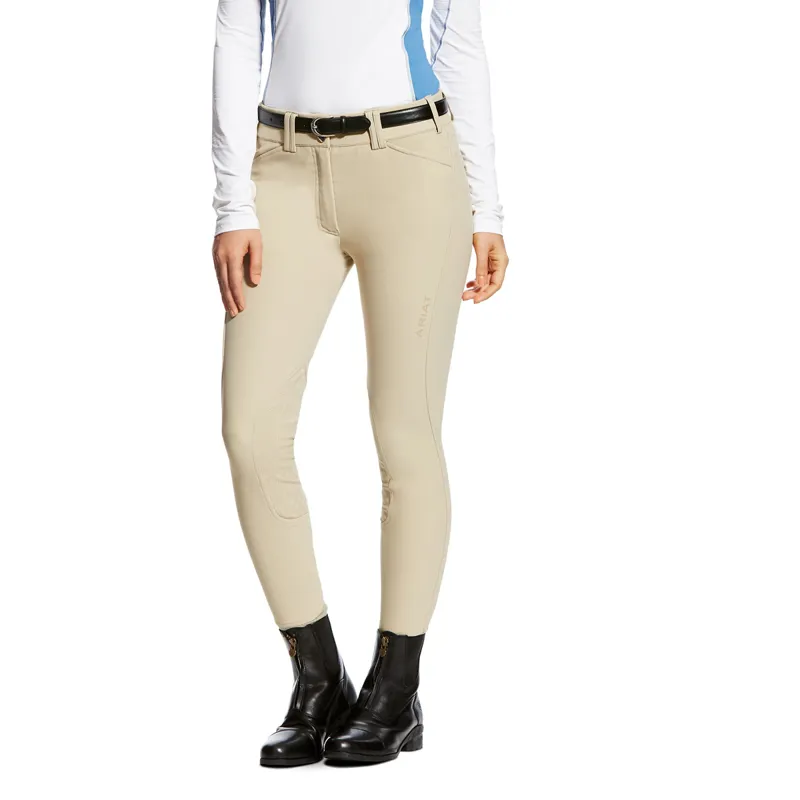 Ariat TRI Factor Grip Knee Patch Breeches - Tan