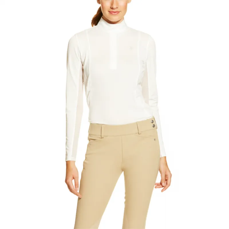 Ariat Sunstopper Ladies Show Top - White