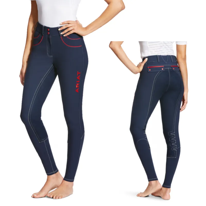 Ariat Olympia Acclaim Full Seat Breeches - Team Navy
