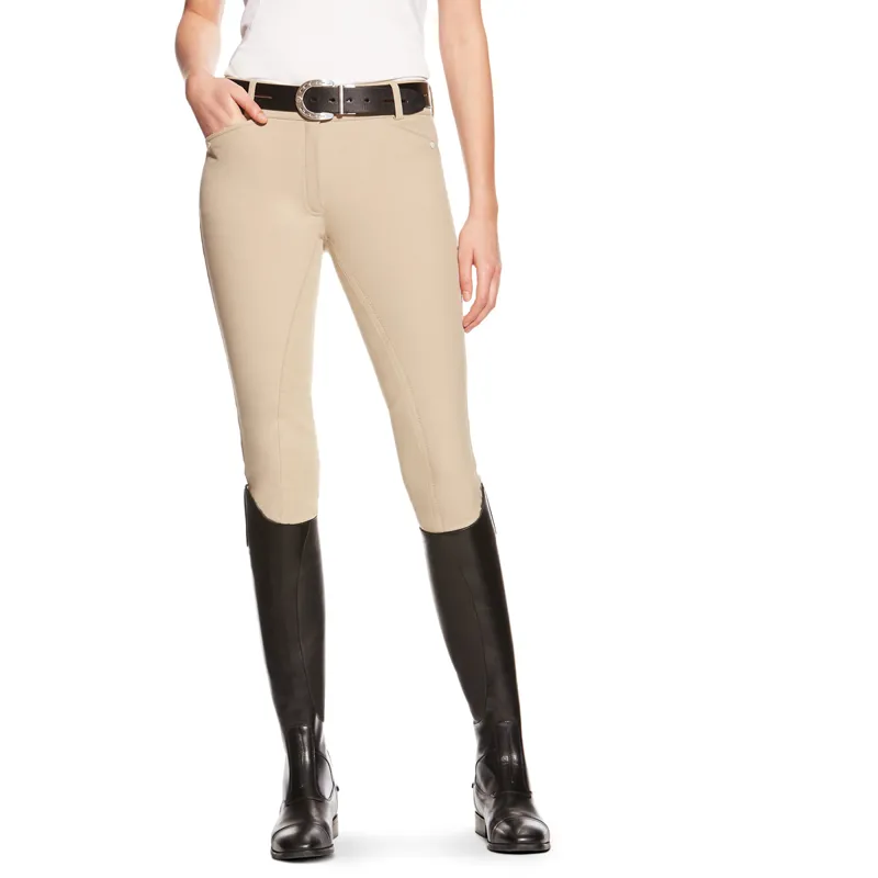 Ariat Heritage Elite Ladies Regular Rise Full Seat Breeches - Tan