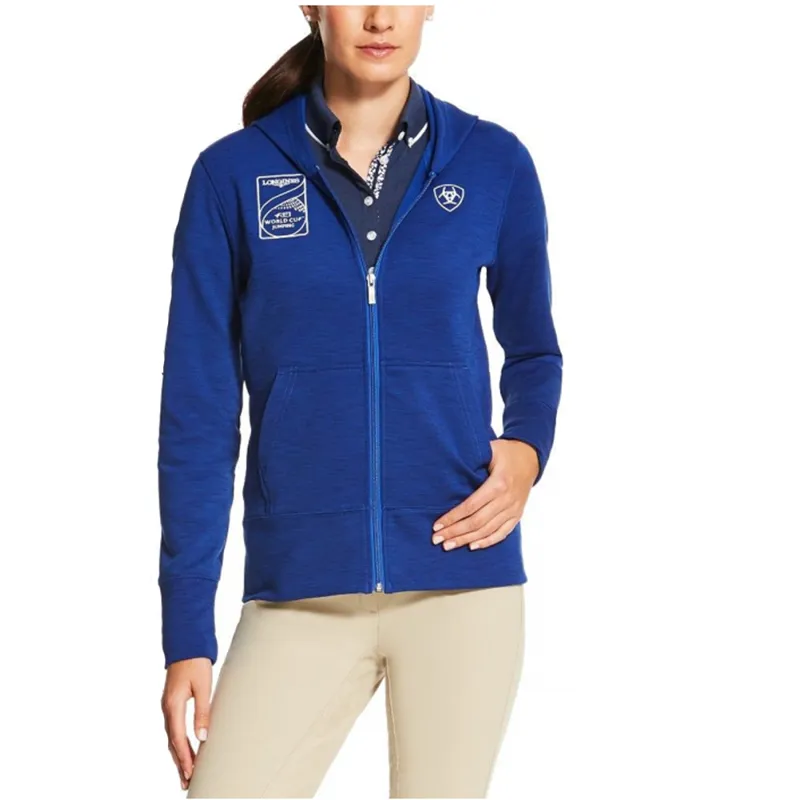 Ariat Girls FEI World Cup Milton Hoodie - Mazarine Blue