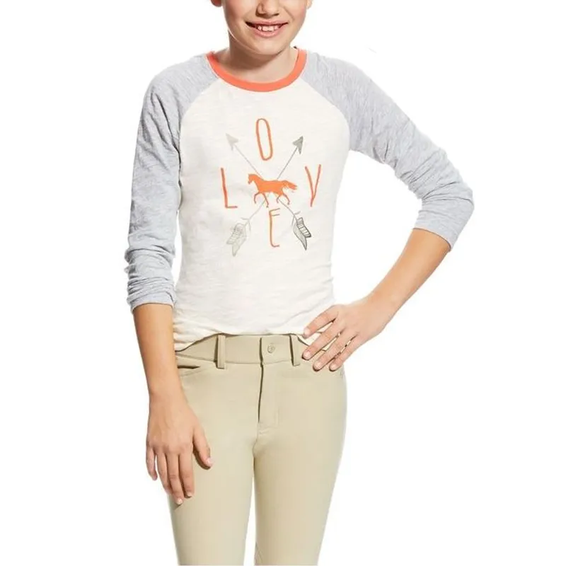 Ariat Girls Cupid T-Shirt - White