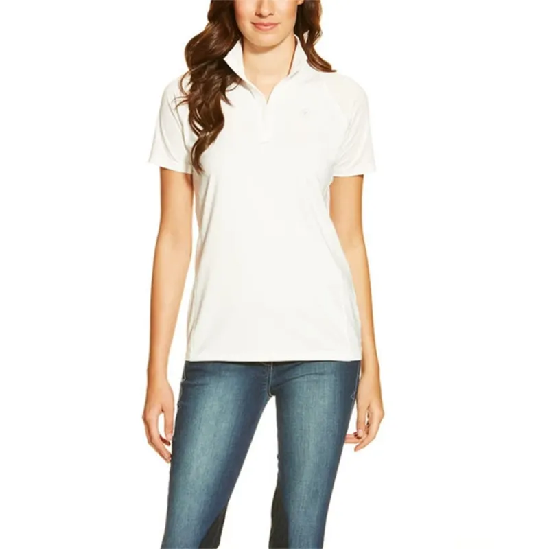 Ariat Cambria Ladies 1/4 Zip Top - White