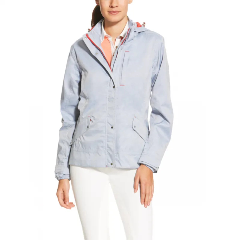 Ariat Bantry H2O Ladies Parka Jacket - Chambray Blue